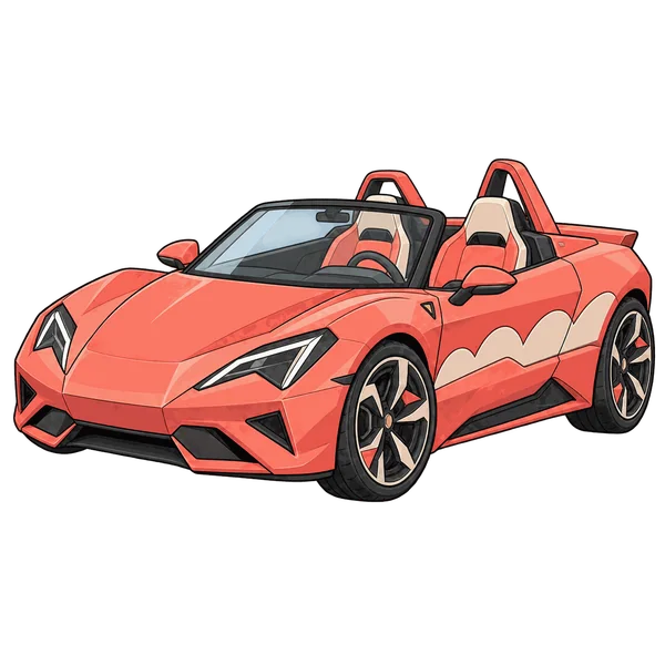 Red sports car