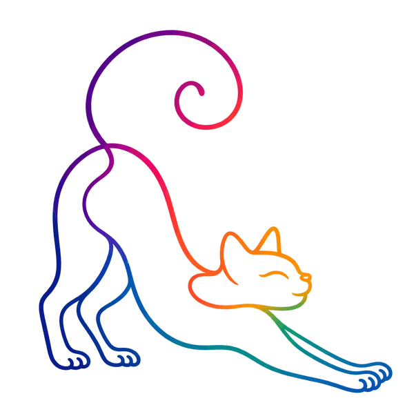 Continuous-line cat