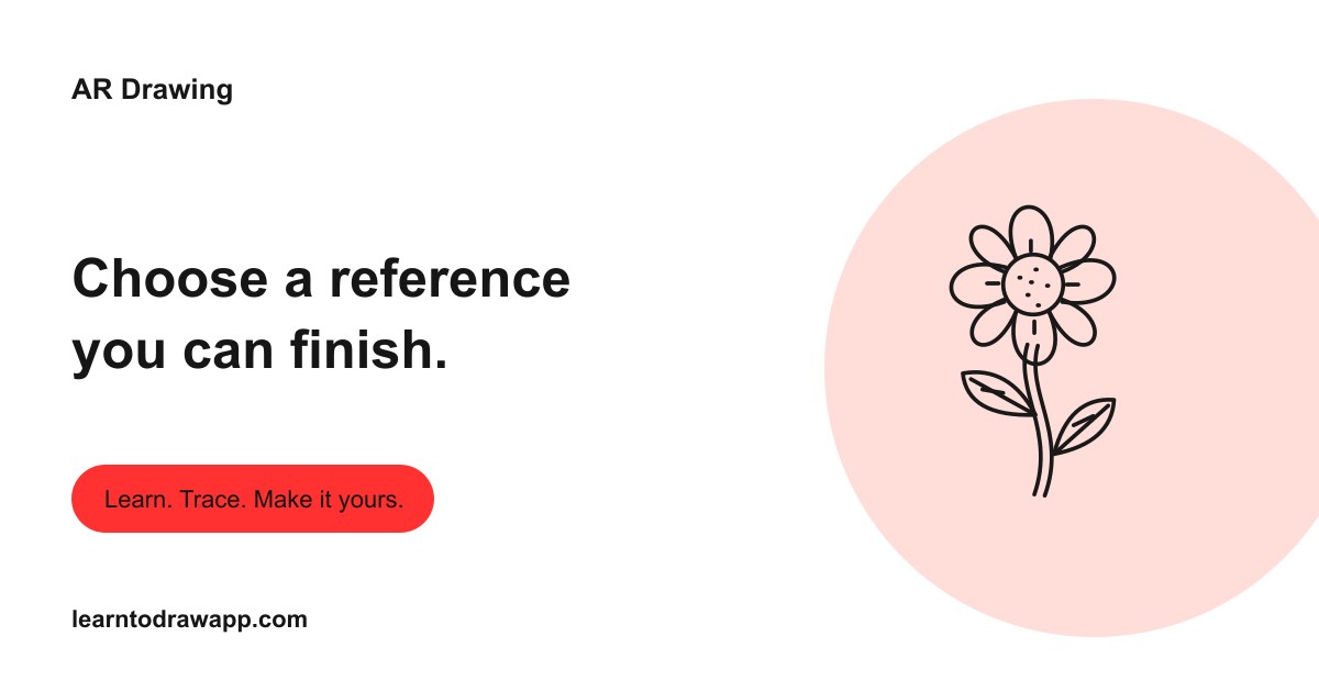 Original drawing illustration for how to choose a drawing reference you can actually finish